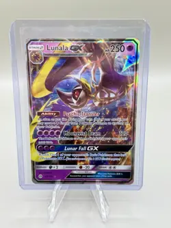 Lunala GX 66/149 - Ultra Rare Full Holo Sun & Moon Pokemon Card - Near Mint - Image 1