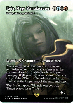 ERROR CARD Kuja, Mage Manufacturer Inalla, Archmage Ritualist Showcase 0007 FCA - Image 1