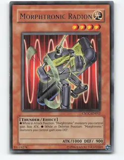 Morphtronic Radion #CSOC-EN011 Rare Yugioh Card - Image 1