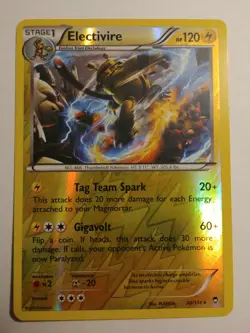 Pokemon Card TCG - Furious Fists - Electivire Reverse Holo Rare 30/111 - NM - Image 1