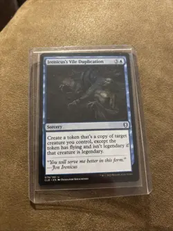 Irenicus's Vile Duplication Magic: The Gathering CLB #78 Foil Card NM Condition - Image 1