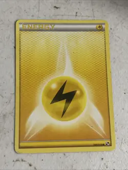 Lightning Energy 108/114 2011 Black & White Base Set Pokemon Card - Mp - Image 1