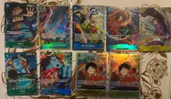 60+One Piece TCG AA/SR/R Mixed LOT Foil Cards English Mixed Sets All NM - Image 2