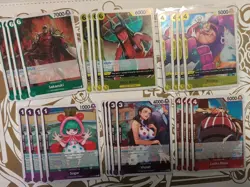 60+One Piece TCG AA/SR/R Mixed LOT Foil Cards English Mixed Sets All NM - Image 5