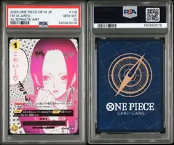 PSA 10 I'm scared... OP14-118 Boa Hancock The Azure Sea's Seven ONE PIECE Card - Image 3