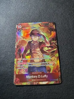 One Piece Card Game Monkey.D.Luffy (Treasure Booster Set) ST10-006 SR English - Image 1