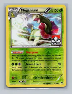 Meganium #003/122 Promo League & Championship Cards - Image 1