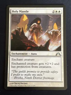 1x Holy Mantle (17) Gatecrash LP MTG Magic the Gathering x1 MKE - Image 1