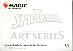 Venom, Deadly Devourer Art Card Normal Art Series: Marvel's Spider-Man # NM - Image 2