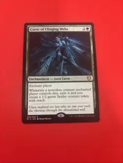 Curse of Clinging Webs Commander: Innistrad: Midnight Hunt Regular - Image 1