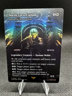 MtG Noctis Lucis Caelum Kenrith, the Returned King Showcase Foil MINT!! RARE! - Image 1