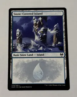 MTG Snow-Covered Island (279) Kaldheim NM - Image 1