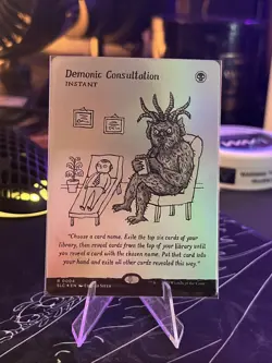 Demonic Consultation Secret Lair Encyclopedia -foil-Near Mint - Image 1