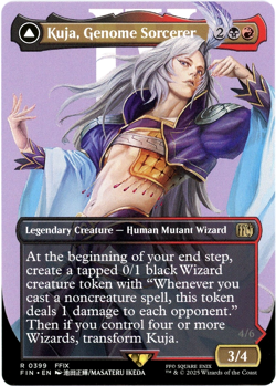 Kuja, Genome Sorcerer (Borderless) - 0399 - Final Fantasy - MTG NM/M - Image 1