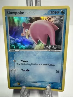 Slowpoke 83/113 Stamped Reverse Holo Delta Species Pokemon Card LP - Image 1