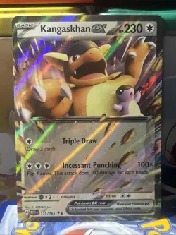 Pokemon TCG SV: Scarlet & Violet 151 Kangaskhan EX 115/165 Ultra Rare Holo - Image 1