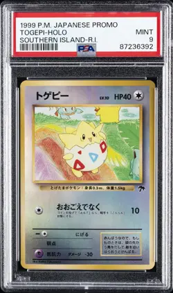 1999 POKEMON JPN PROMO SOUTHERN ISLANDS SOUTHERN ISLAND-R.I. TOGEPI-HOLO PSA 9 - Image 1