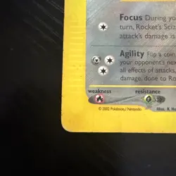 Pokemon TCG Rocket's Scizor 4 Best Of Game Winner Stamped Promo 2003 - Image 3