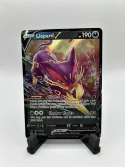 Pokemon Liepard V 104/198 SWSH Chilling Reign Holo NEAR MINT - Image 1