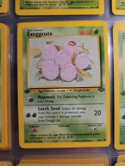 Pokemon TCG Exeggcute Jungle 52/64 Regular 1st Edition Common - Image 1