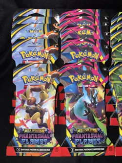 Pokemon TCG: Phantasmal Flames Sleeved Booster Pack Art Sets (20 packs) - Image 2