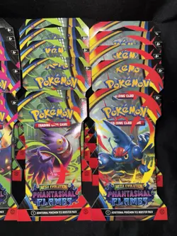Pokemon TCG: Phantasmal Flames Sleeved Booster Pack Art Sets (20 packs) - Image 3
