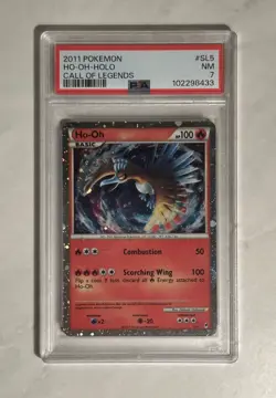 2011 Pokemon Call Of Legends #SL5 Ho-Oh-Holo Call Of Legends PSA 7 - Image 1