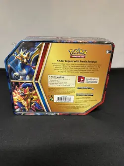 2020 Pokemon TCG Zacian V Legends of Galar w/ Tin Case, Sealed 5 Booster Packs - Image 2