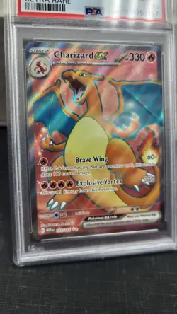 2023 CHARIZARD EX ULTRA RARE SCARLET & VIOLET 151 POKEMON PSA 10 GEM MINT #183 - Image 4