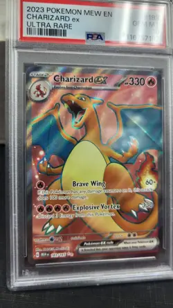 2023 CHARIZARD EX ULTRA RARE SCARLET & VIOLET 151 POKEMON PSA 10 GEM MINT #183 - Image 5
