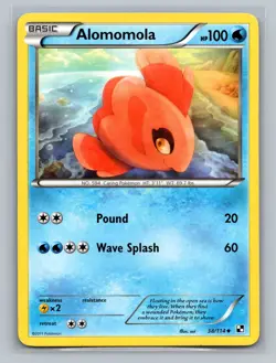 Pokemon TCG Alomomola (38) 38/114 Black and White Normal LP - Image 1