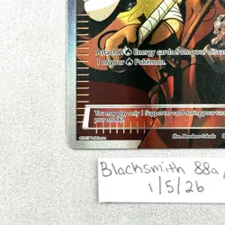 Blacksmith 88a/106 Alternate Art Trainer XY Flashfire Pokemon TCG LP - Image 3