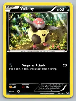 Pokemon TCG Black & White Vullaby #72 - Image 1