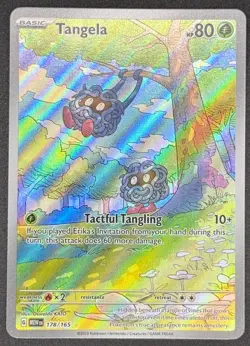 Tangela 178/165 Pokemon TCG Sv: Scarlet & Violet 151 IR Full Art Near Mint - Image 1