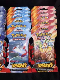 Pokemon TCG: Surging Sparks Sleeved Booster Pack Art Sets (20 Packs) - Image 3