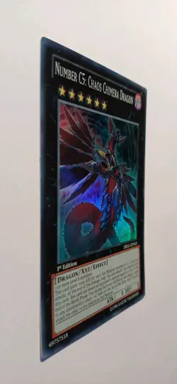 Number C5: Chaos Chimera Dragon - DRLG-EN043 - NM Yugioh Card! - Image 2
