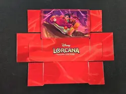 Disney Lorcana Reign Of Jafar League Promo Card Storage Box Spunky Speedster - Image 1