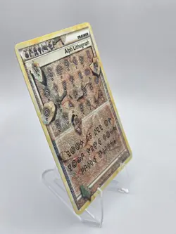 Pokemon TCG HGSS Alph Lithograph Four Triumphant Holo Card - Image 3