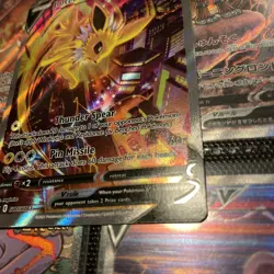 Pokemon TCG Jolteon v SWSH183 Black Star Promo Holo Full Art Card NM Condition - Image 3