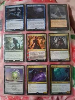 Big Old Vintage Magic The Gathering 63 Cards Collection Binder Random Sets - Image 2