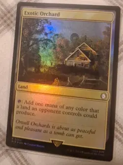 Exotic Orchard Extended Art Foil MTG Fallout Card 0495 - Image 1