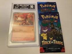 Pokemon Lot Graded Card & 6 Packs With Bonus Mystery Bag - Image 1