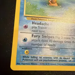 Pokemon Card - Psyduck WOTC Black Star League Promo #20 - Image 5