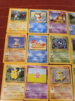 Vintage Pokemon Lot (25 Cards) WOTC Base Sets TCG MP Good Condition - Image 2