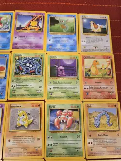 Vintage Pokemon Lot (25 Cards) WOTC Base Sets TCG MP Good Condition - Image 3