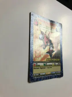 DIGIMON ST-100 Ninjamon Card TCG Digi-Battle Bandai (Medium Played) - Image 4