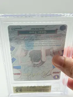 One Piece OP11-080 Gear Two Event Alt Art - BGS 9.5 Gem Mint - Clean Card - Image 5
