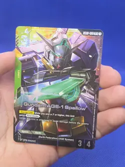 Gundam Card Game Dual Impact Gundam AGE-1 Spallow GD02-023 R+ Rare+ NM - Image 2