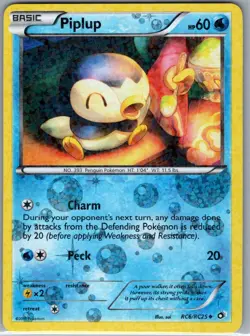 Piplup RC6/RC25 Reverse Holo Legendary Treasures - Pokemon Card - NM - Image 1