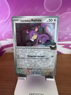 Team Rocket’s Rattata 147/182 Reverse Holo SV10: Destined Rivals Pokemon Card NM - Image 1